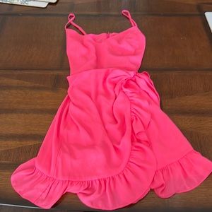 NEW Lilly Pulitzer Pink Ruffle Dress! Never worn- brand new! Size 8